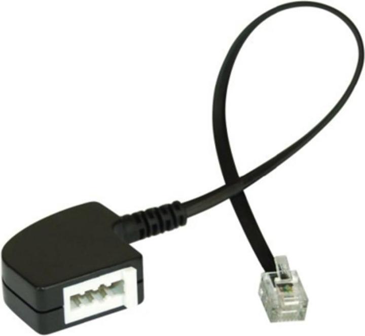 Image du produit Dönges Adaptateur téléphonique RJ11 mâle/TAE-F femelle