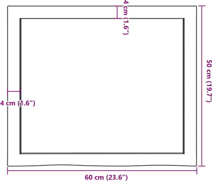 Image du produit VidaXL Siegrid (60 x 4 x 50 cm)