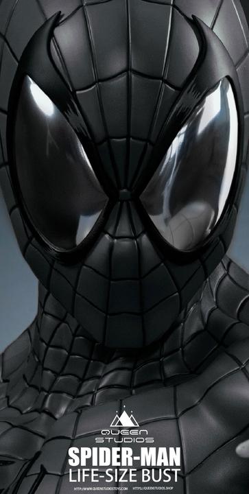Image du produit Queen Studios Marvel Comics "Spider-Man Black" 1/1 Buste Lifesize