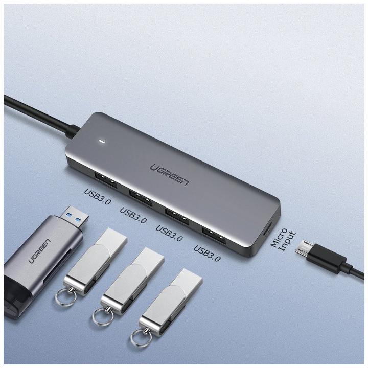 Actual product image Ugreen 4 Port-C Hub (USB-C, 4 Ports)