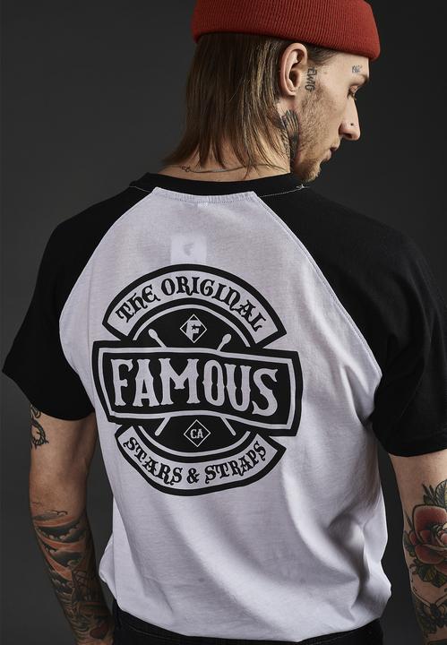 Actual product image Famous Chaos Patch Raglan Tee (M)