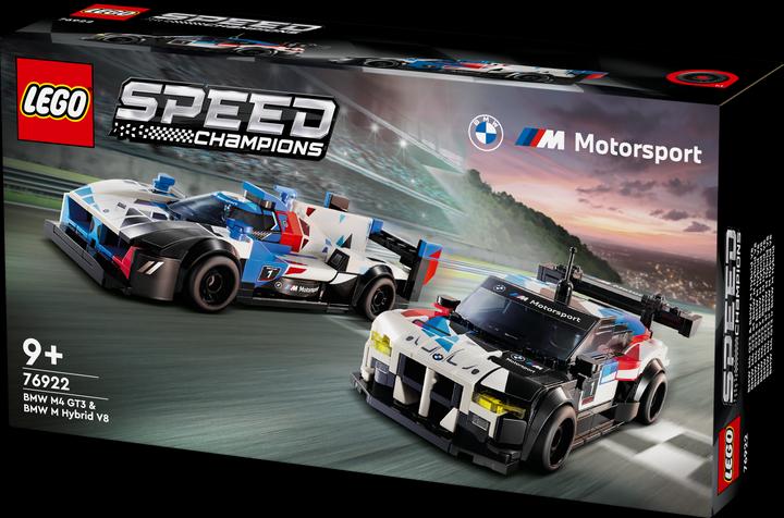 Actual product image LEGO BMW M4 GT3 & BMW M Hybrid V8 racing car (76922, LEGO Speed Champions)