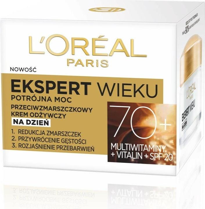 Productafbeelding L'Oréal Paris L'Oréal Age Specialist Expert Age 70+ anti-rimpel voedende dagcrème 50ml (50 ml, Dagcrème, SPF 20)