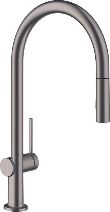 brushed black chrome