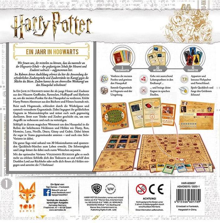 Actual product image Asmodée Harry Potter: A Year at Hogwarts (German)