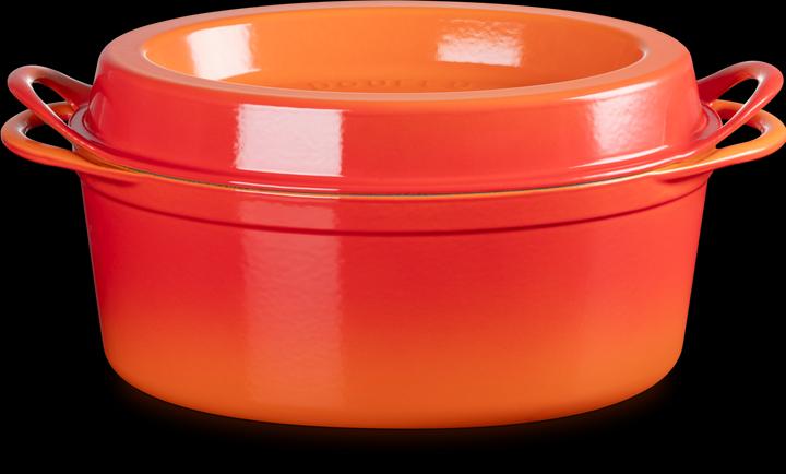Actual product image Le Creuset Juice roaster, Doufeu oval (32 cm, Casserole + Stewpot, Cast iron)