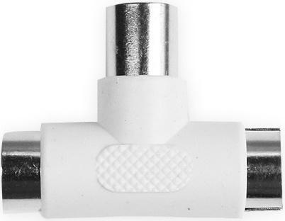 Image du produit Ekon Séparateur d'antennes coaxial avec deux sorties femelles (Câble d'antenne)