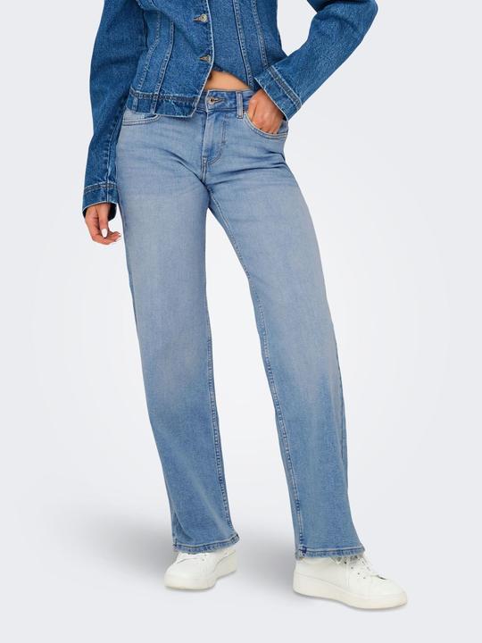 Produktbild Only ONLJUDY Niedrige Taille Gerade geschnitten Jeans Jeans mit weitem Bein (W27/L32)