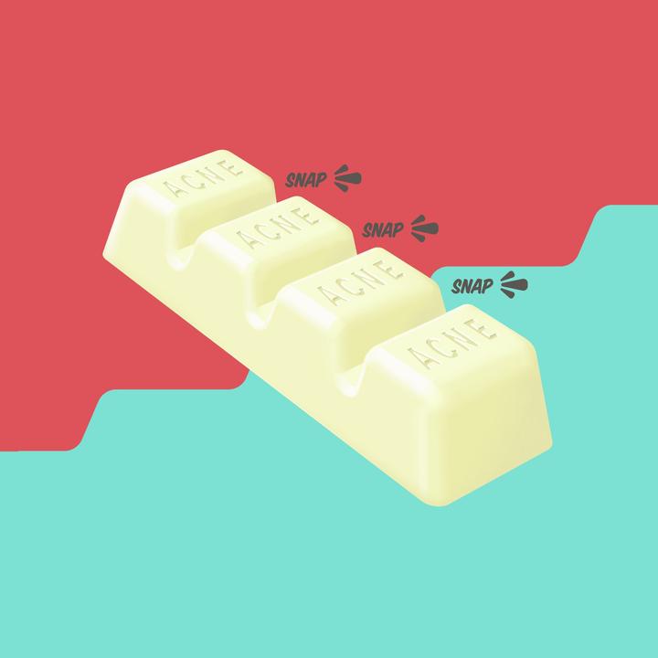 Produktbild Skinnies Acne Bar Cucumber and Mint (Seife, 100 ml)