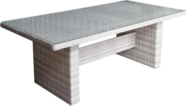 Garden Pleasure Garden table Dijon grey rectangular 200.0 x 100.0 x 75.0 cm (200 cm)