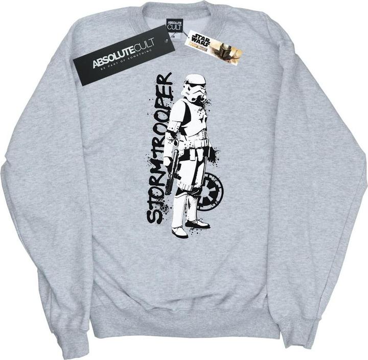 Immagine prodotto Star Wars The Mandalorian Splat Stormtrooper Felpa Uomo (L)