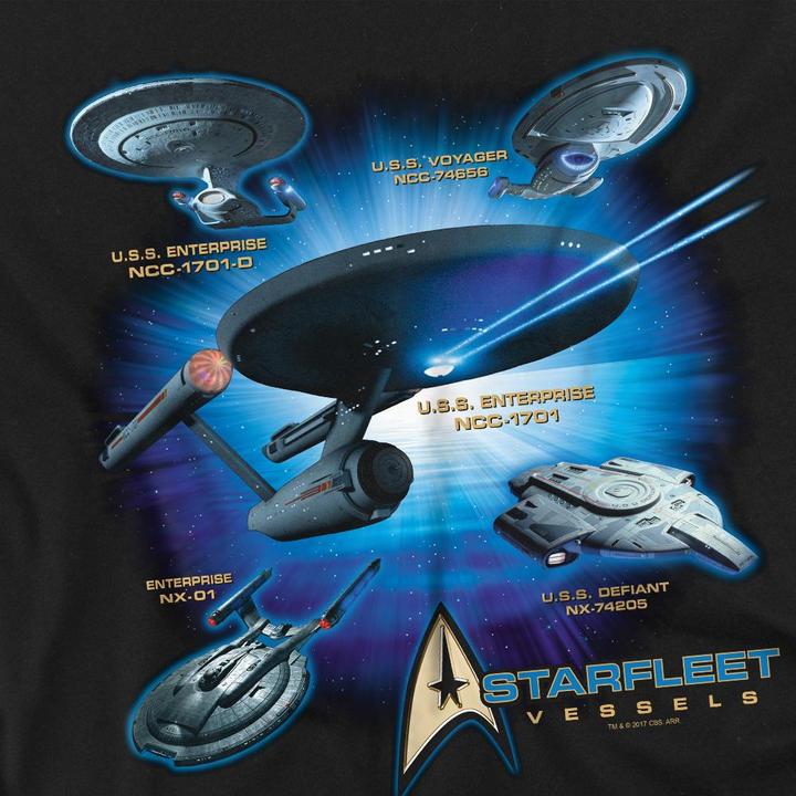 Image du produit - T-shirt STARFLEET VESSELS - Homme (XXL)