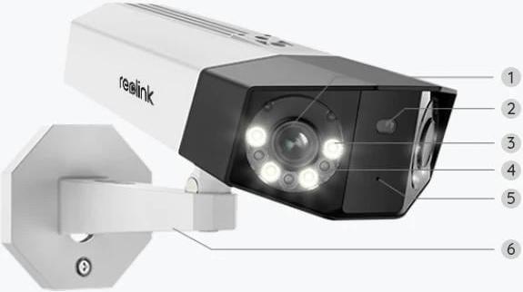 Actual product image Reolink Duo Series P730-4K 8MP (4608 x 1728 pixels)