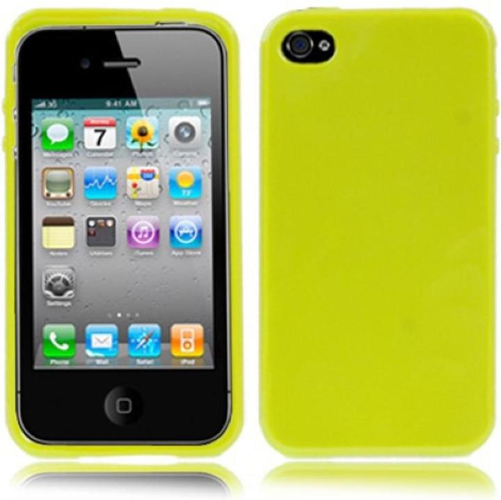 Produktbild König Design Schutzhülle TPU für Handy Apple iPhone 4 / 4s Grün (LG G4s, Apple iPhone 4)