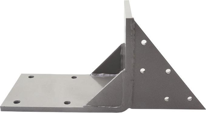 Produktbild Swisshandel24 2x Dachsparrenadapter für Kassetten-Markise, Dachsparren Halterung Adapter - grau (0.15 m)