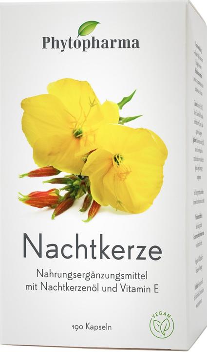 Phytopharma Nachtkerze Kapsel 500 mg (190 Stück, Kapseln, 95 g)
