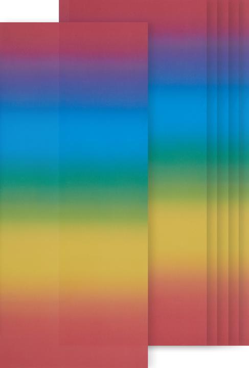 Image du produit VBS Papier transparent "Arc-en-ciel", 5 feuilles, 22x51cm (5 x)