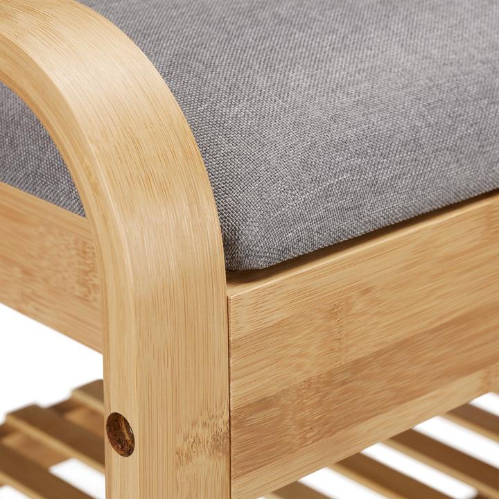 Actual product image Relaxdays Shoe bench (100.5 x 33 x 50 cm)