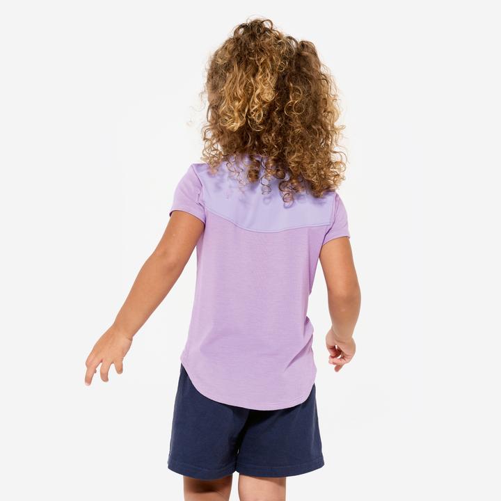 Actual product image Domyos T-Shirt Babys/Kleinkinder leicht atmungsaktiv - orange (86, 85 C)
