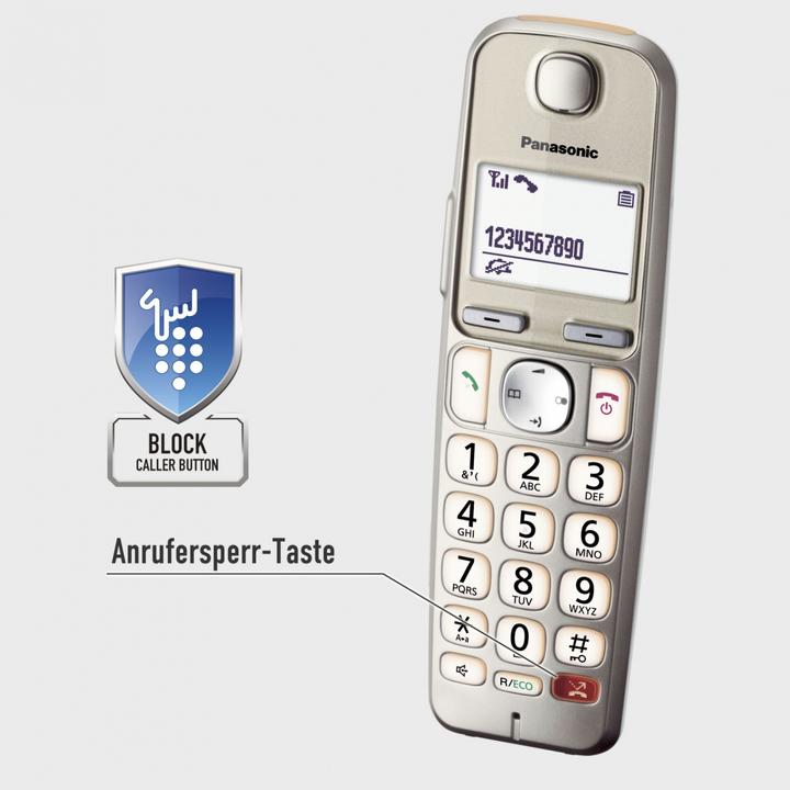 Image du produit Panasonic KX-TGE262GN Duo champagne