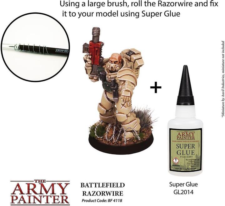 Image du produit Army Painter ARM04118 - Battlefield Razorwire/Fils de fer barbelés (GB)