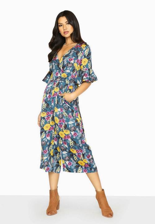 Actual product image Girls On Film Bittersweet wrap jumpsuit (34 D)