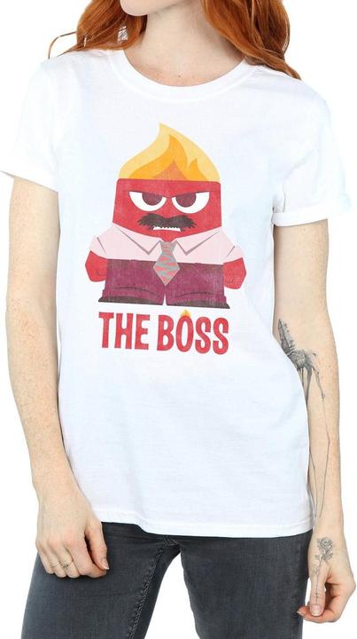 Immagine prodotto Disney Inside Out Anger The Boss Maglietta Ampia Donna (XL)