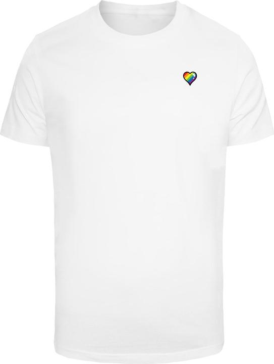 Actual product image Mister Tee MisterTee Glossy Heart Pride Tee - 166825 (M)