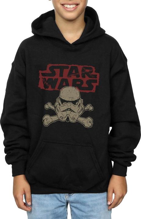 Immagine prodotto Star Wars Stormtrooper Skull Logo Felpa con Cappuccio Ragazzi (128)