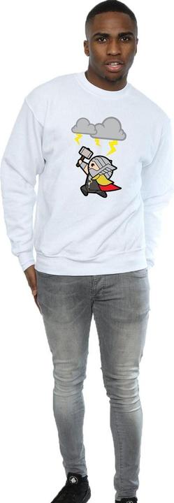 Actual product image Mens Kawaii Thor God Of Thunder Sweatshirt (3XL)
