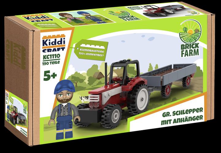 Kiddicraft Large tractor with trailer