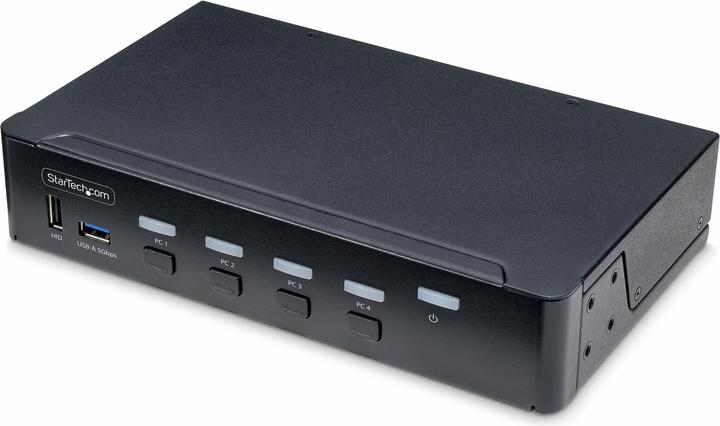 StarTech com P4AD122-KVM-SWITCH, 4096 x 2160 Pixel, 4K Ultra HD, Rack-Einbau, 36 W, Schwarz