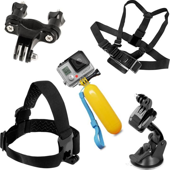 Actual product image 9-in-1 Accessory Kit for GoPro HERO 4 3 3+ 2 1