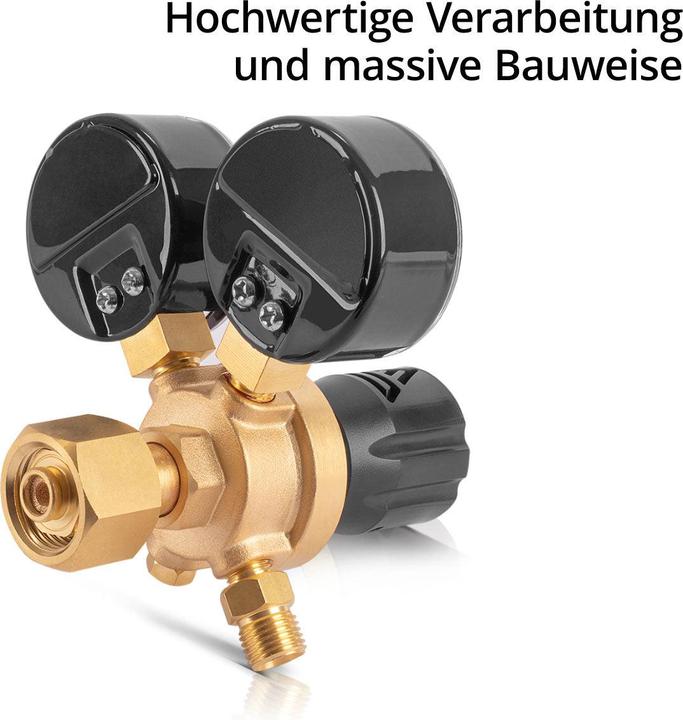 Produktbild Stahlwerk Mini Druckminderer Druckregler 200 Bar für Argon CO2 Mix