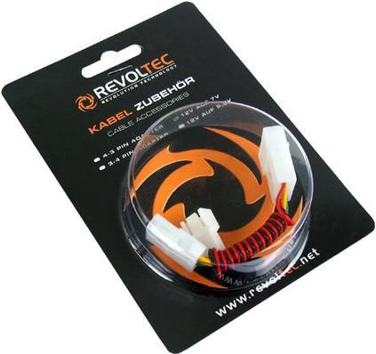 Image du produit Aquatuning Revoltec Adaptateur de tension 3 broches vers 4 broches