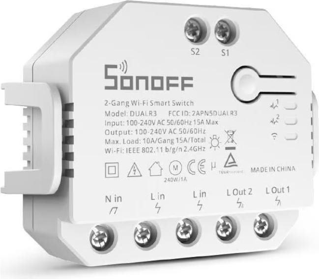 Image du produit Sonoff DUALR3 (Actionneur de commutation)