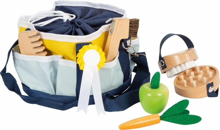 small foot Toy Horse Care Set with Bag
