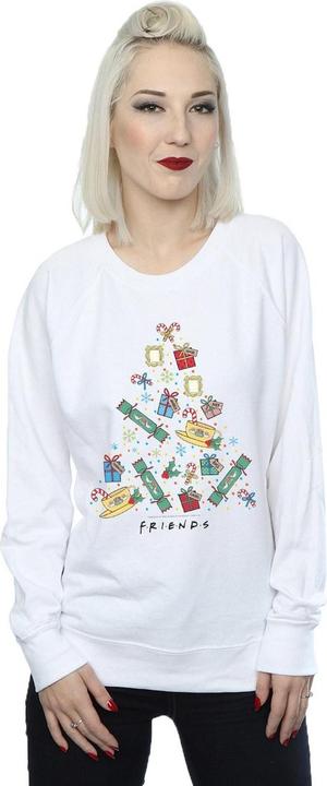 Actual product image Friends Womens/Ladies Christmas Tree Sweatshirt (S)