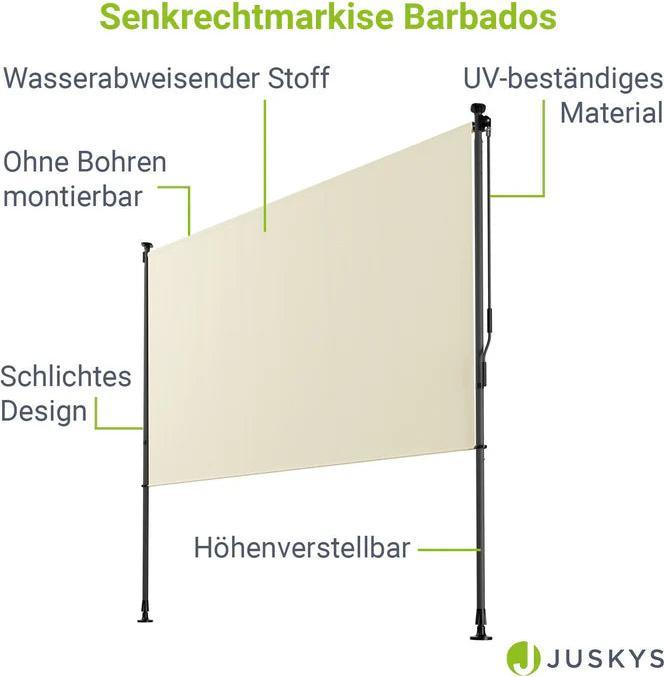 Actual product image Juskys Senkrechtmarkise Barbados (2 m)