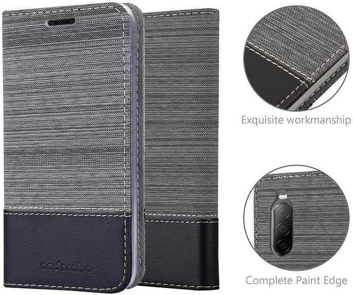 Produktbild Cadorabo Book Jeans Optik Cover (Sony Xperia 10 II)