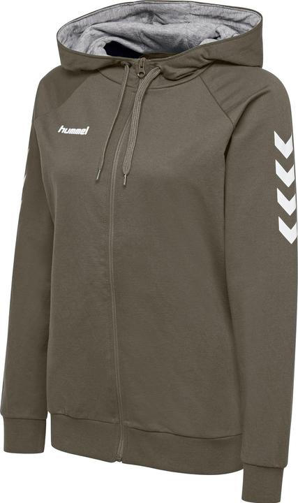 Actual product image hummel Go Cotton Zip Hoodie Woman (XS)