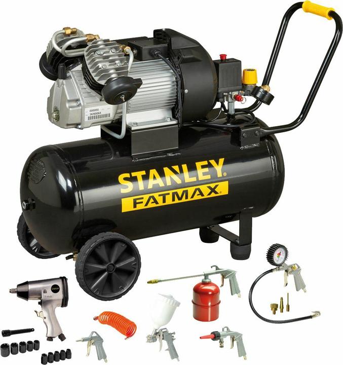 Produktbild Stanley KOMPRESSORÖL. 50L FMXCM0083E DV2 FATMAX SCHWARZ 400/10/50 + SATZ (50 l)