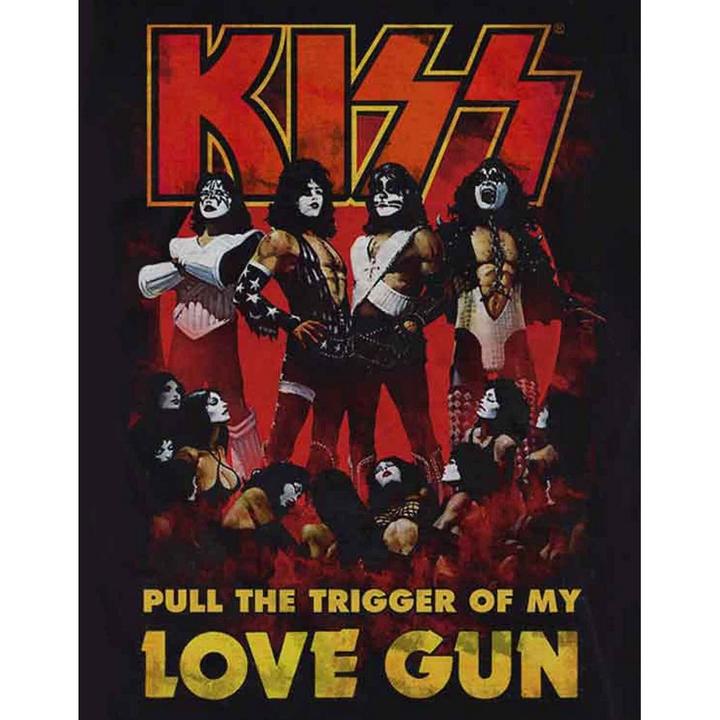 Immagine prodotto KISS Love Gun Maglietta Incandescenza Adulto Unisex (S)