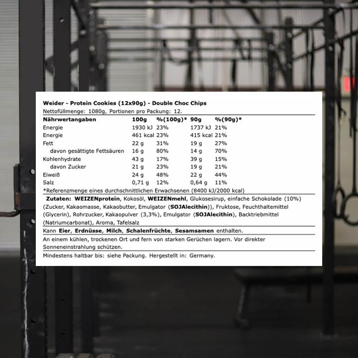 Produktbild Weider Protein Cookies (1 Stk., 1193 g)