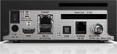 Actual product image Vu+ Zero 4K (2 GB, DVB-S2X, CI Shaft)