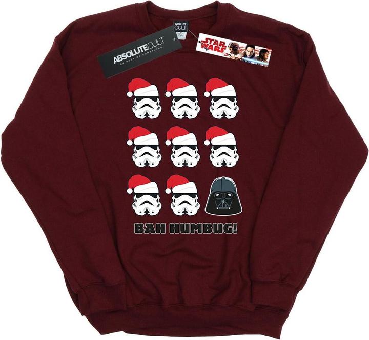 Actual product image Star Wars Mens Christmas Humbug Sweatshirt (S)