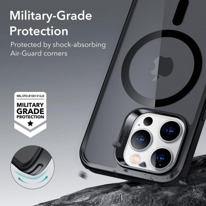 Actual product image ESR Ch Halolock Magsafe Iphone 14 Pro Frosted Black (Apple iPhone 14 Pro)