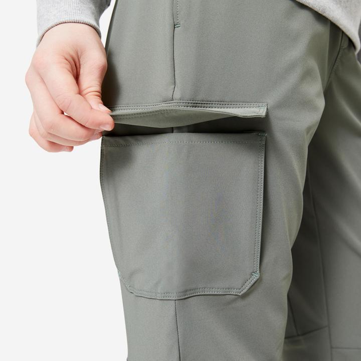 Actual product image Decathlon Kids cargo jogging trousers - green (10, 11, 12)