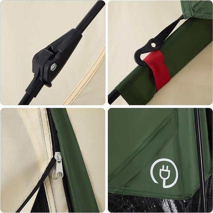 Produktbild VidaXL Campingzelt 4 Personen Quick Release (Kuppelzelt, 4.55 kg, 4 Personen)