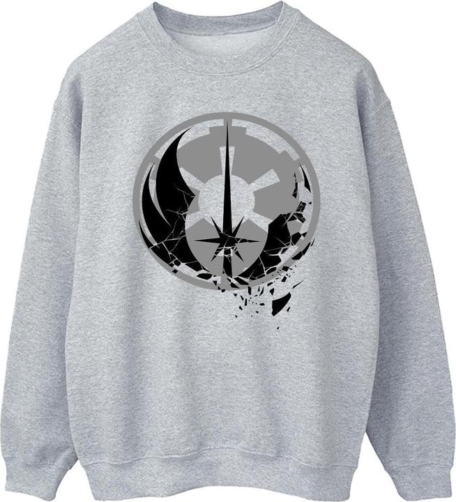 Star Wars ObiWan Kenobi Fractured Logos Sweatshirt (L)
